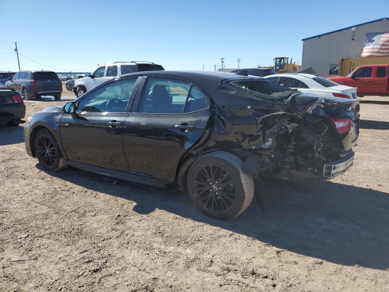 2019 Toyota Camry VIN 4T1B11HK3KU297581 Copart auction photo, rear end / minor dent/scratches damage thumbnail 2