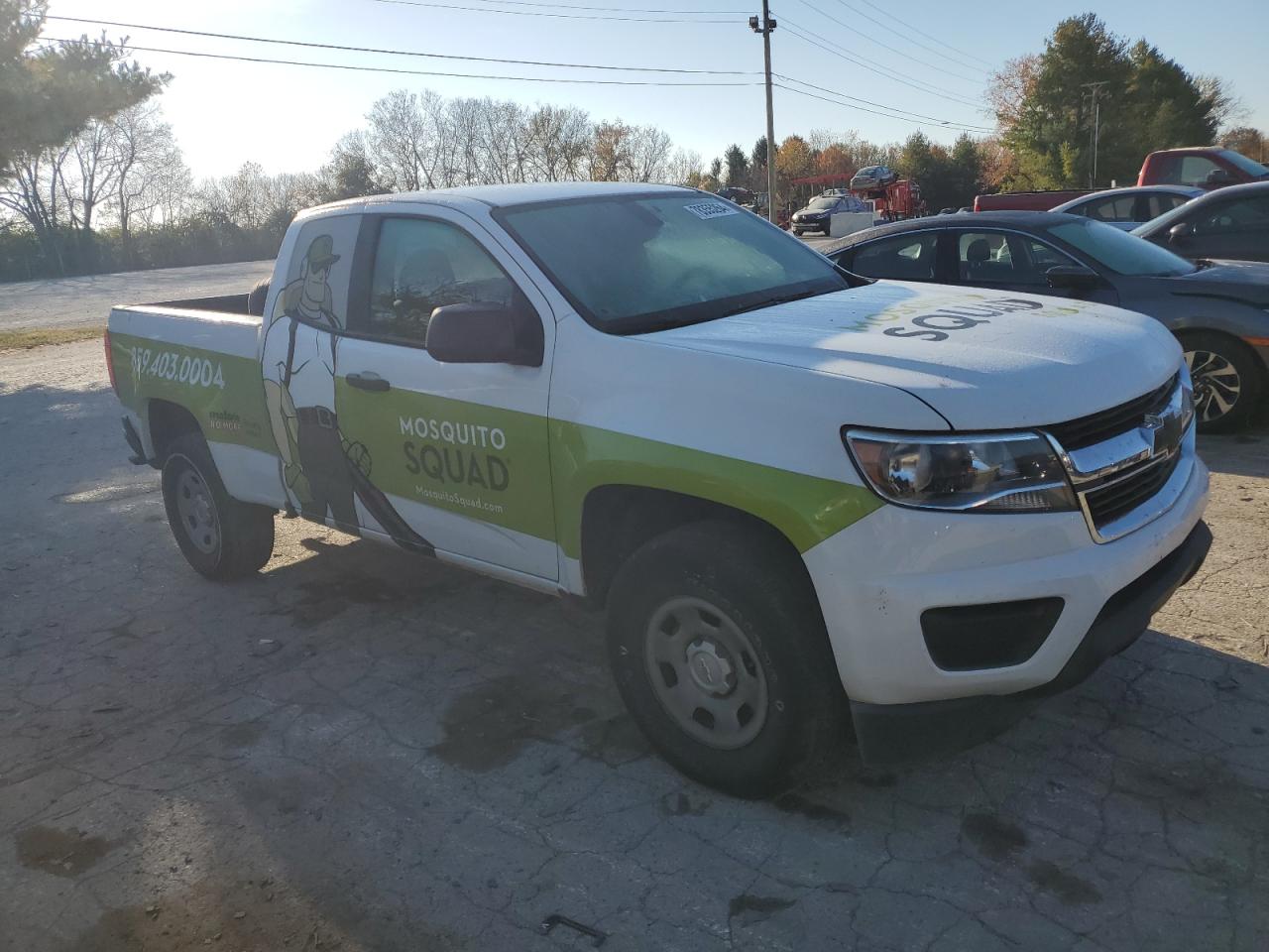 2017 Chevrolet Colorado VIN 1GCHSBEAXH1165067 Copart auction photo, side damage thumbnail 4