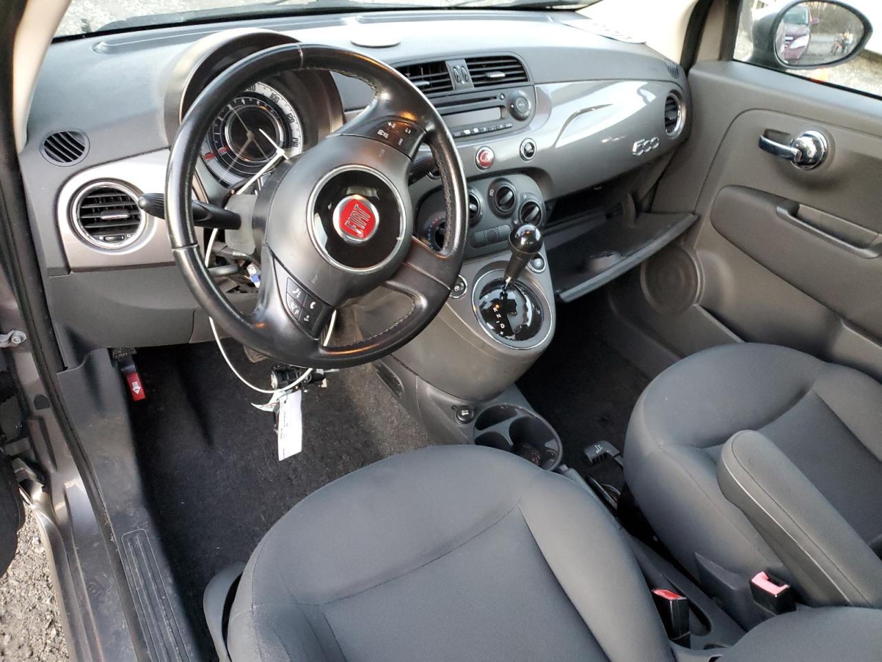 2012 Fiat 500 VIN 3C3CFFAR4CT277533 Copart auction photo, vandalism damage thumbnail 8