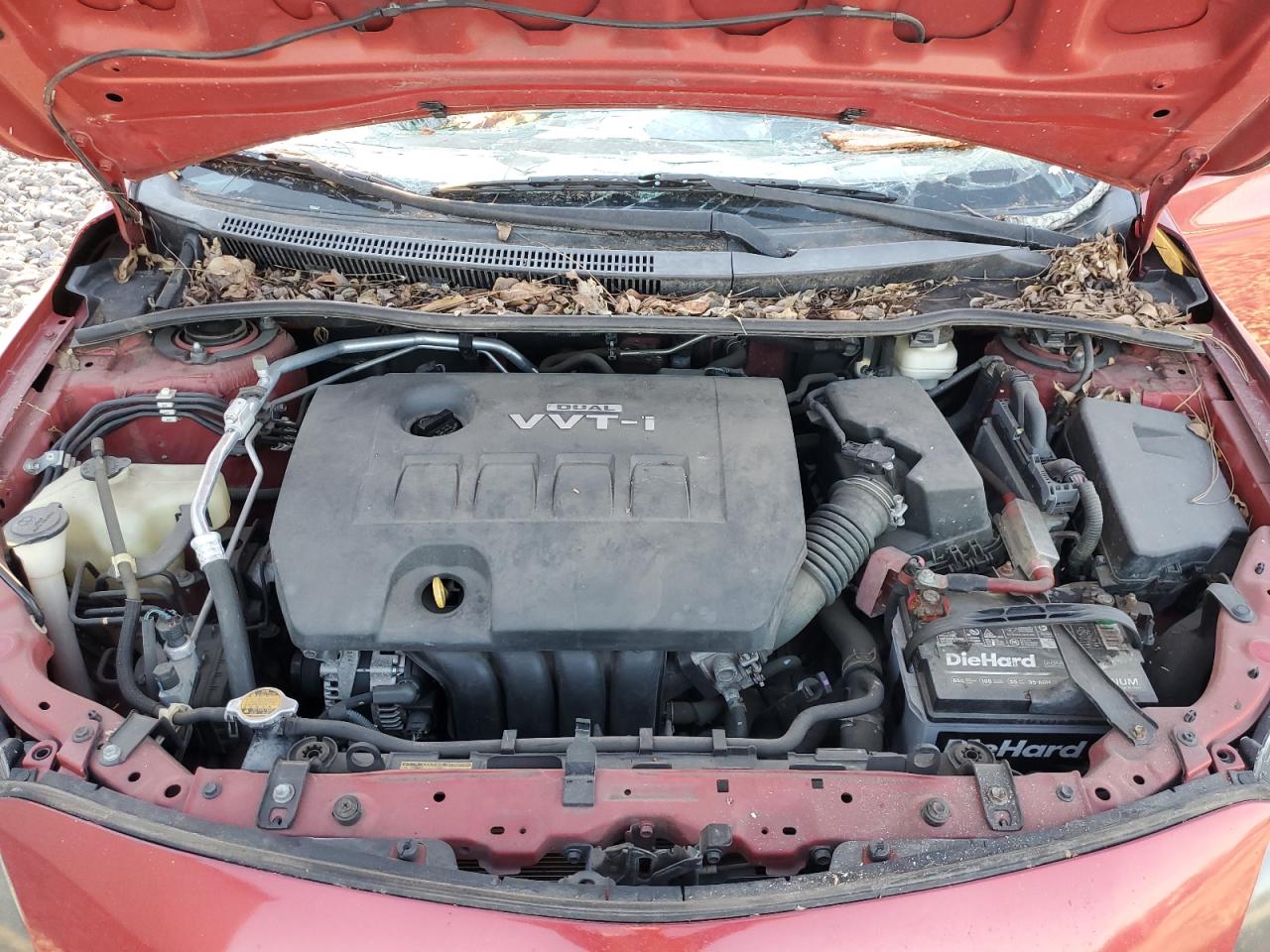 2010 Toyota Corolla VIN 1NXBU4EE3AZ224913 Copart auction photo, all over damage thumbnail 11