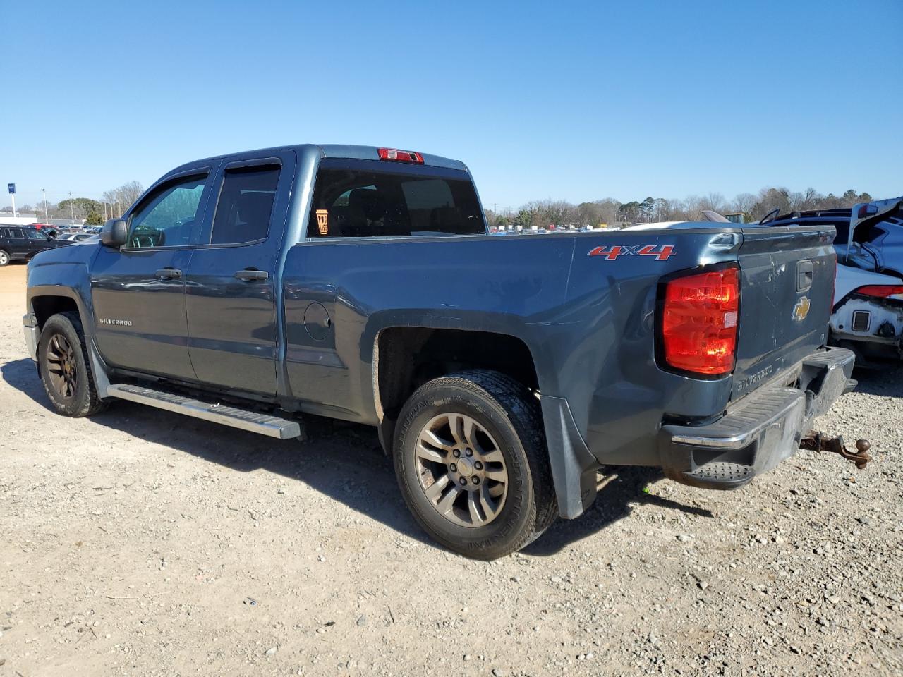 2014 Chevrolet Silverado VIN 1GCVKREC4EZ363606 Copart auction photo, side / rear end damage thumbnail 2