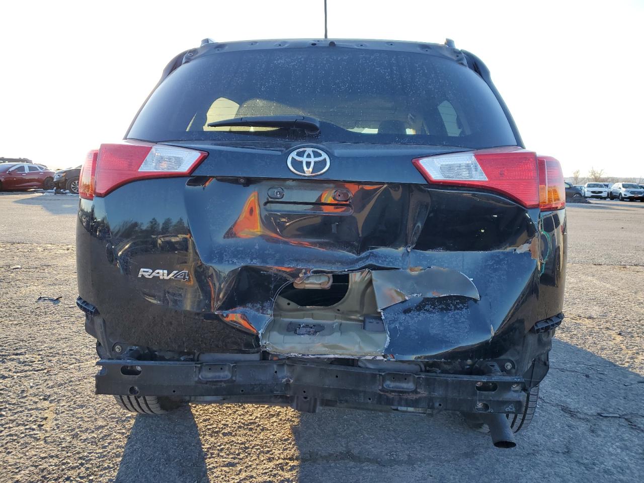 2015 Toyota RAV 4 VIN 2T3RFREV9FW296154 Copart auction photo, rear end / side damage thumbnail 6