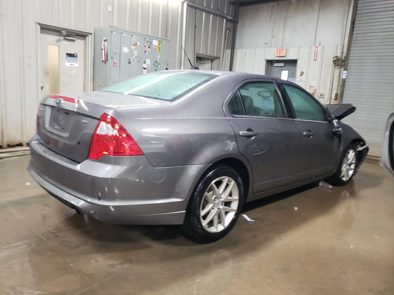 2011 Ford Fusion VIN 3FAHP0JA1BR316716 Copart auction photo, front end / side damage thumbnail 3