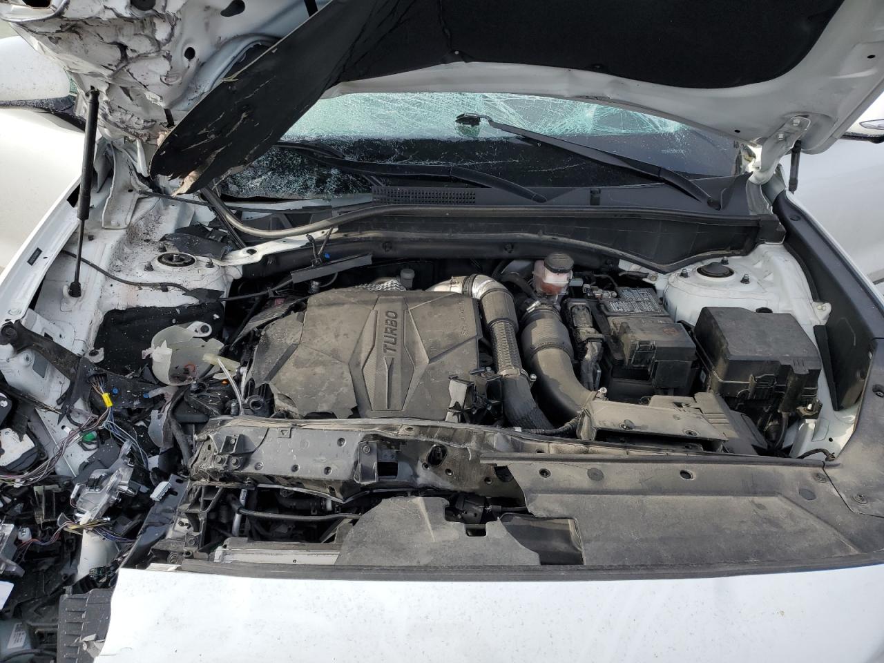 2022 Hyundai Santa Fe VIN 5NMS4DAL8NH458311 Copart auction photo, mechanical / front end damage thumbnail 14
