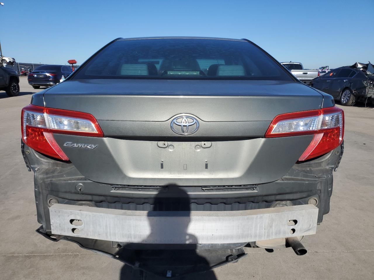 2012 Toyota Camry VIN 4T4BF1FK3CR184550 Copart auction photo, front end / rear end damage thumbnail 6