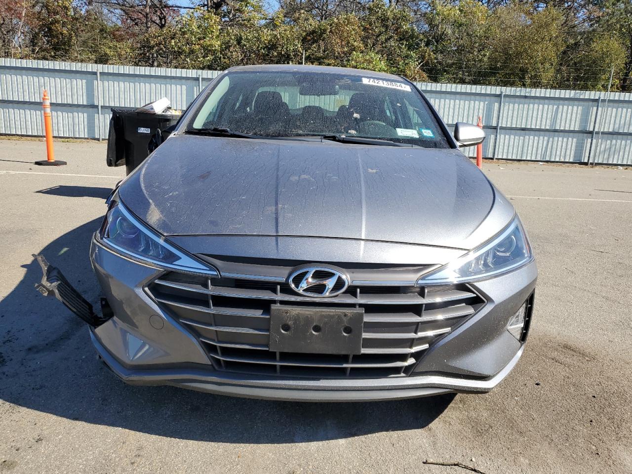 2019 Hyundai Elantra VIN KMHD84LF2KU830679 Copart auction photo, side / minor dent/scratches damage thumbnail 5