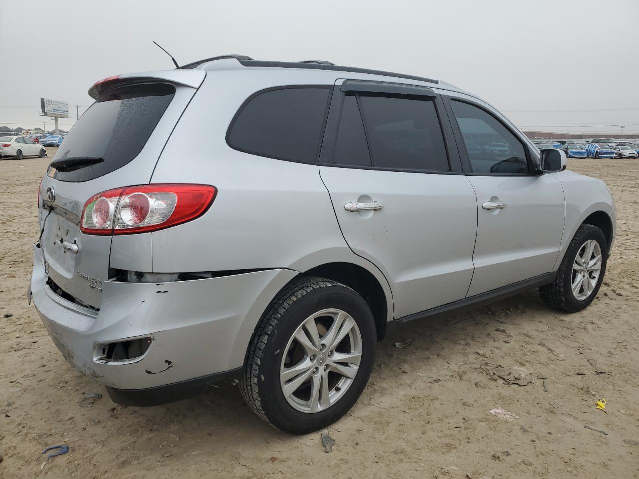 2010 Hyundai Santa Fe VIN 5NMSK4AG3AH402165 Copart auction photo, rear end damage thumbnail 3