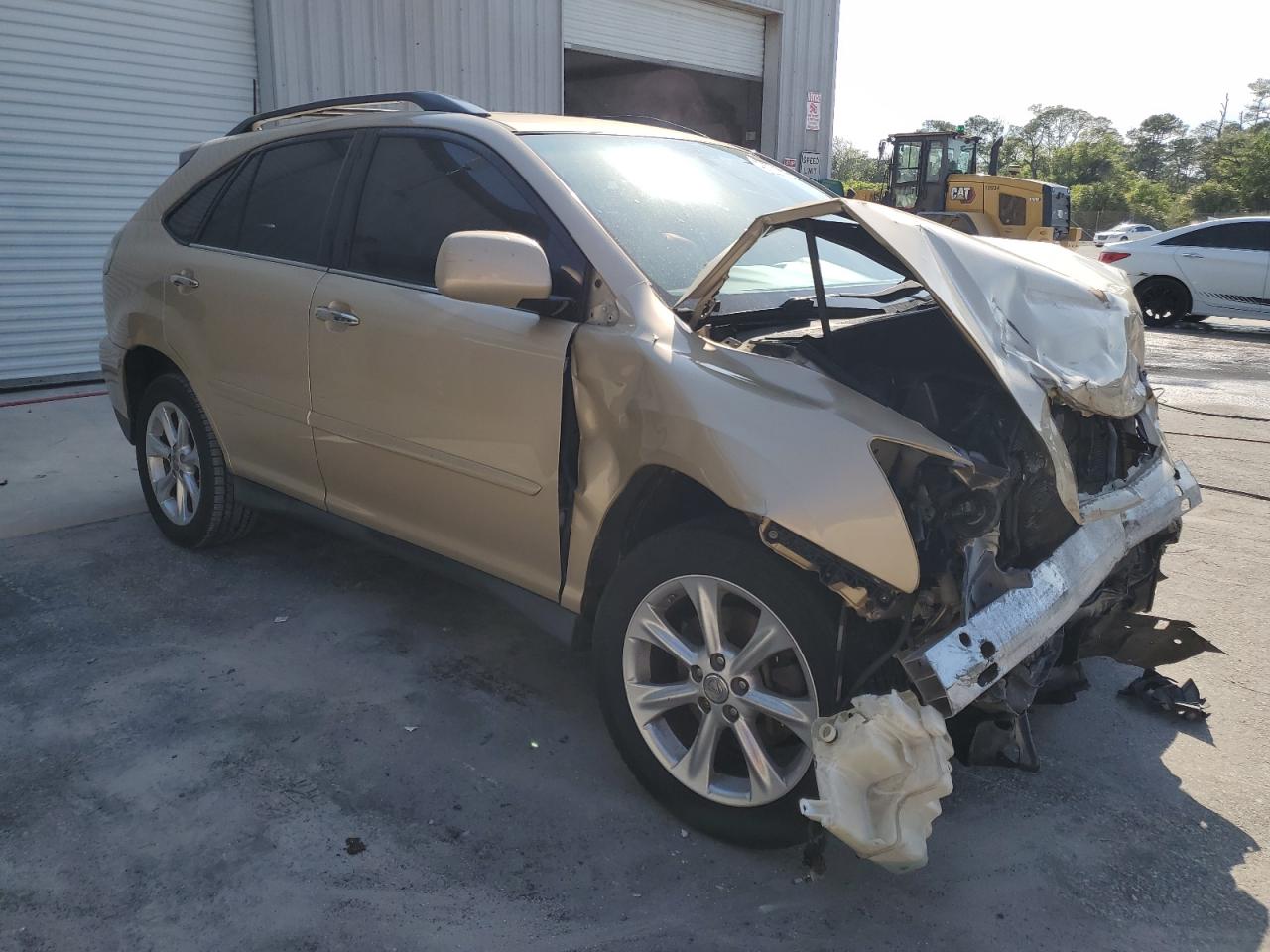 2009 Lexus RX VIN 2T2GK31UX9C059602 Copart auction photo, front end / side damage thumbnail 4