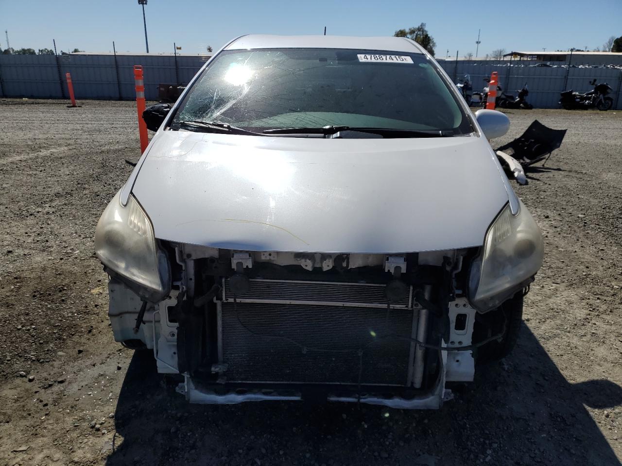 2010 Toyota Prius VIN JTDKN3DUXA0009007 Copart auction photo, front end / side damage thumbnail 5