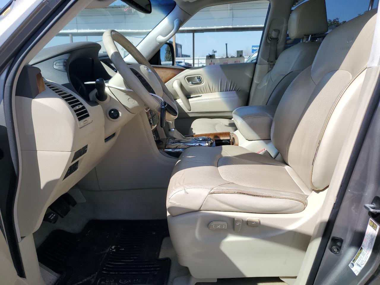 2012 Infiniti QX56 VIN JN8AZ2NF5C9518211 Copart auction photo, front end damage thumbnail 7