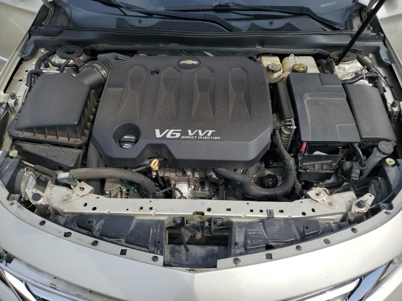 2015 Chevrolet Impala VIN 2G1165S36F9236036 Copart auction photo, front end / side damage thumbnail 11