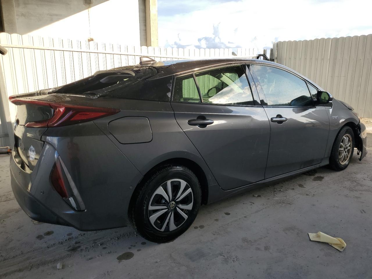 2018 Toyota Prius VIN JTDKARFP8J3078704 Copart auction photo, rear end / front end damage thumbnail 3