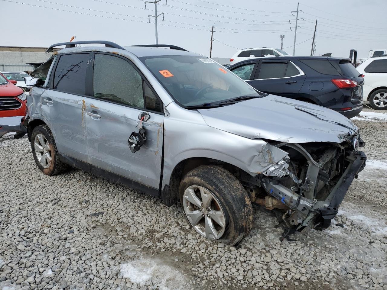 2016 Subaru Forester VIN JF2SJABCXGH468608 Copart auction photo, all over damage thumbnail 4