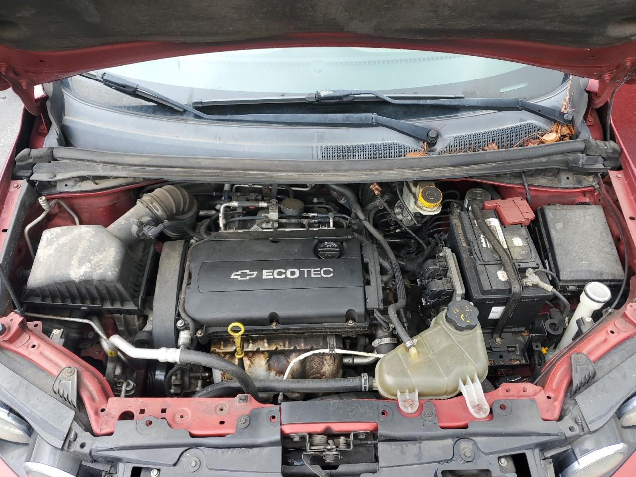 2012 Chevrolet Sonic VIN 1G1JC5SH6C4114361 Copart auction photo, water/flood / front end damage thumbnail 11