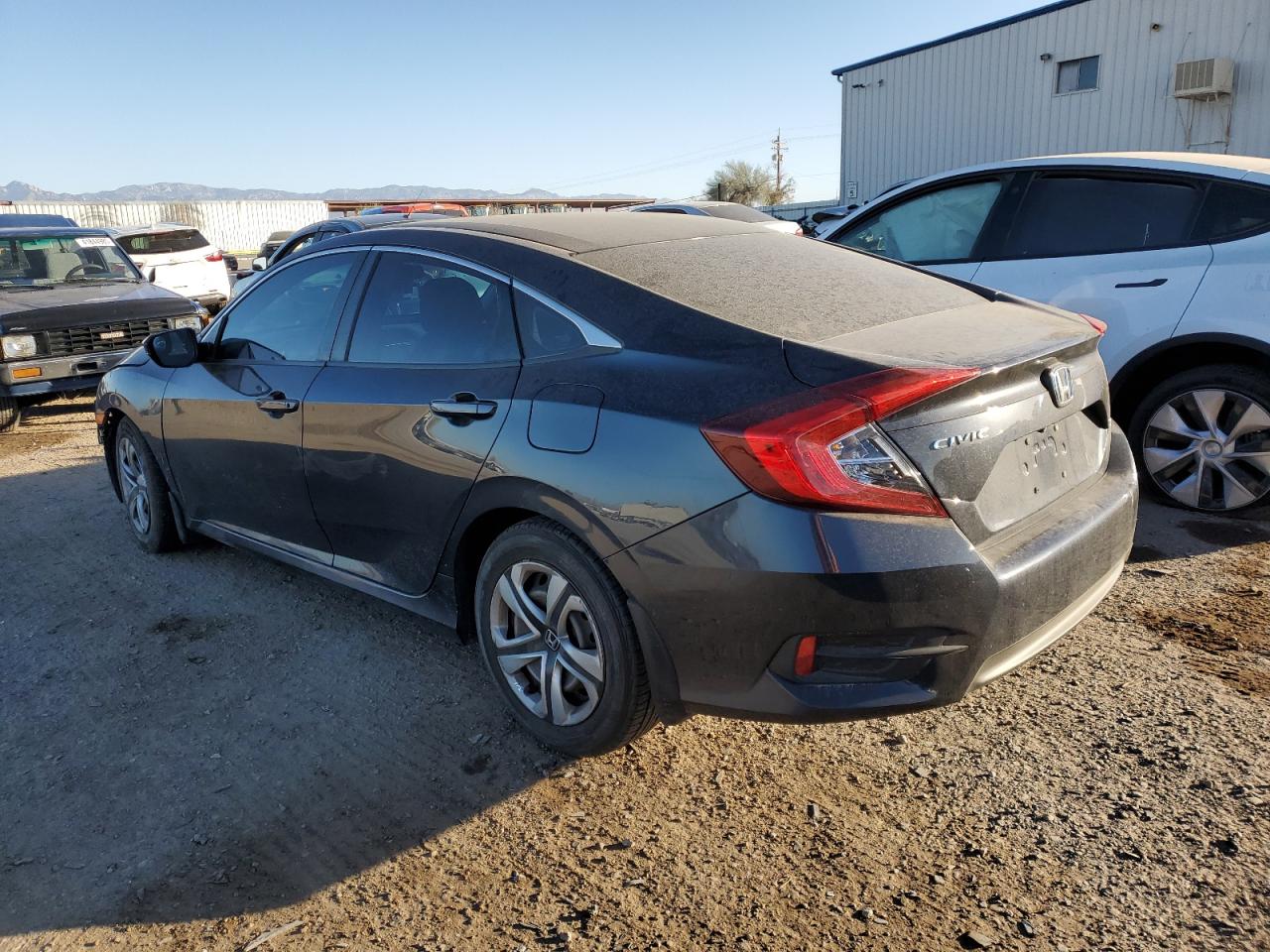 2017 Honda Civic VIN 19XFC2F54HE012588 Copart auction photo, front end / frame damage damage thumbnail 2