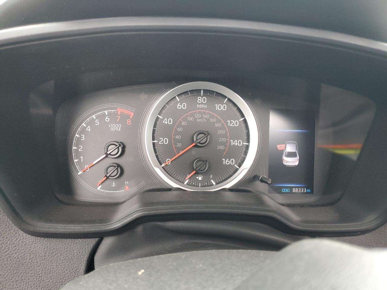2020 Toyota Corolla VIN 5YFM4RCE8LP053010 Copart auction photo, front end / mechanical damage thumbnail 9