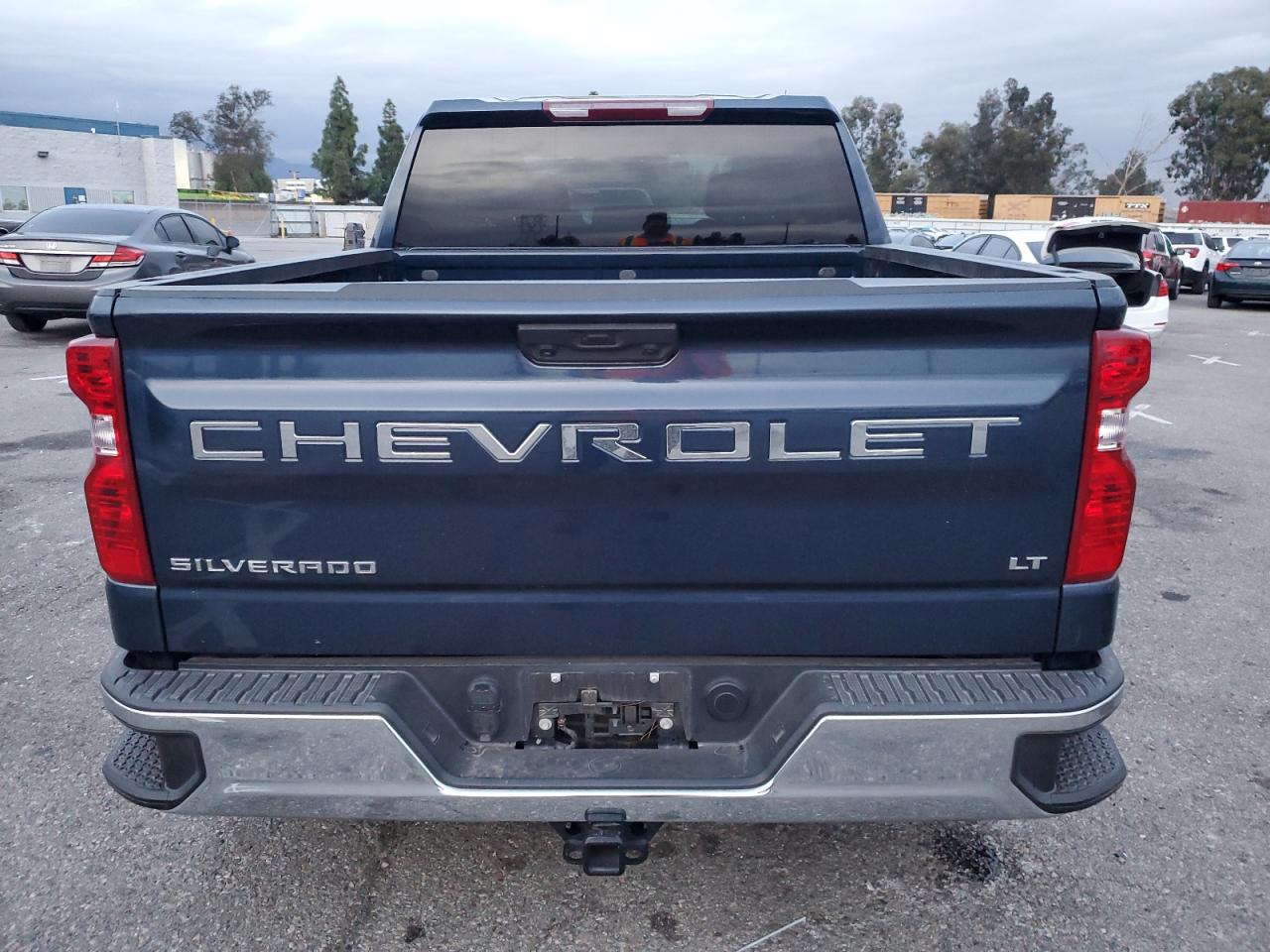 2022 Chevrolet Silverado VIN 1GCPACEK5NZ630252 Copart auction photo, side damage thumbnail 6
