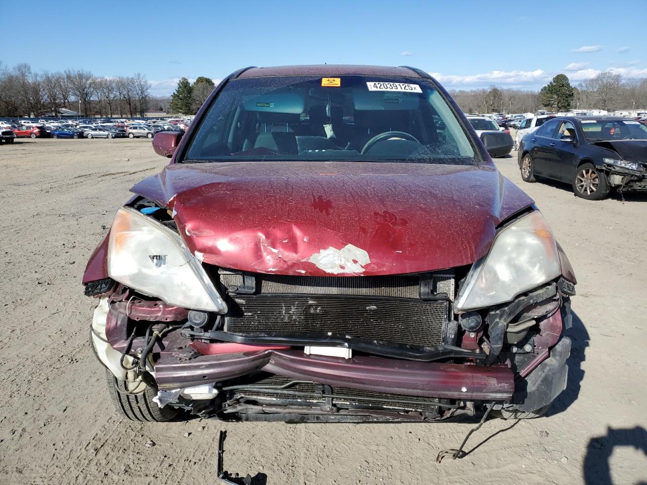 2010 Honda CR-V VIN JHLRE3H78AC007082 Copart auction photo, front end / minor dent/scratches damage thumbnail 5