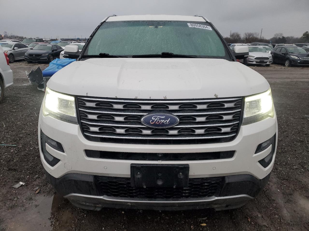 2017 Ford Explorer VIN 1FM5K8F88HGA18286 Copart auction photo, top/roof / side damage thumbnail 5