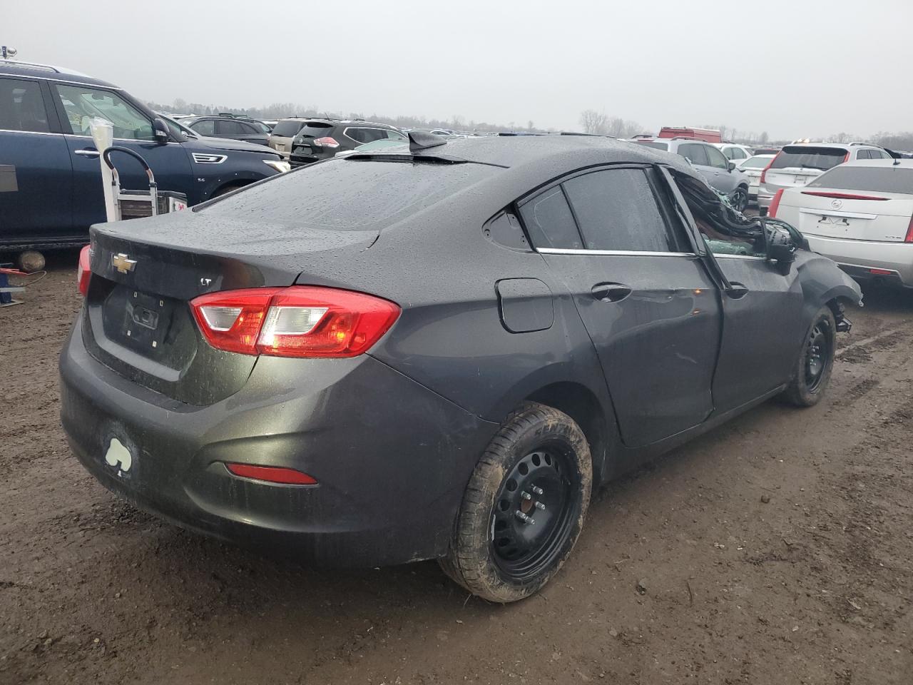 2017 Chevrolet Cruze VIN 1G1BE5SM1H7114169 Copart auction photo, front end / top/roof damage thumbnail 3
