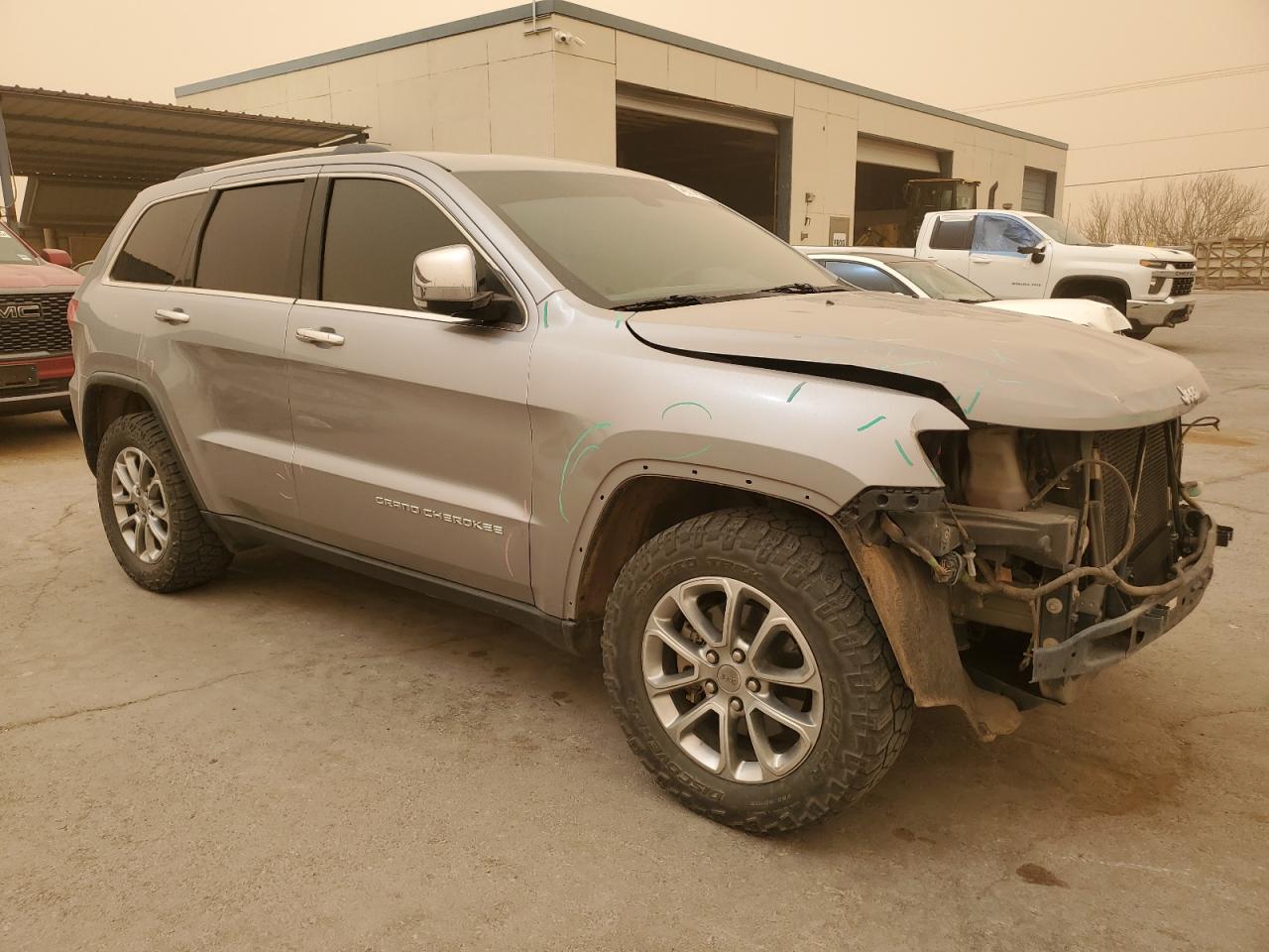 2015 Jeep Grand Cherokee VIN 1C4RJFBGXFC173176 Copart auction photo, front end damage thumbnail 4
