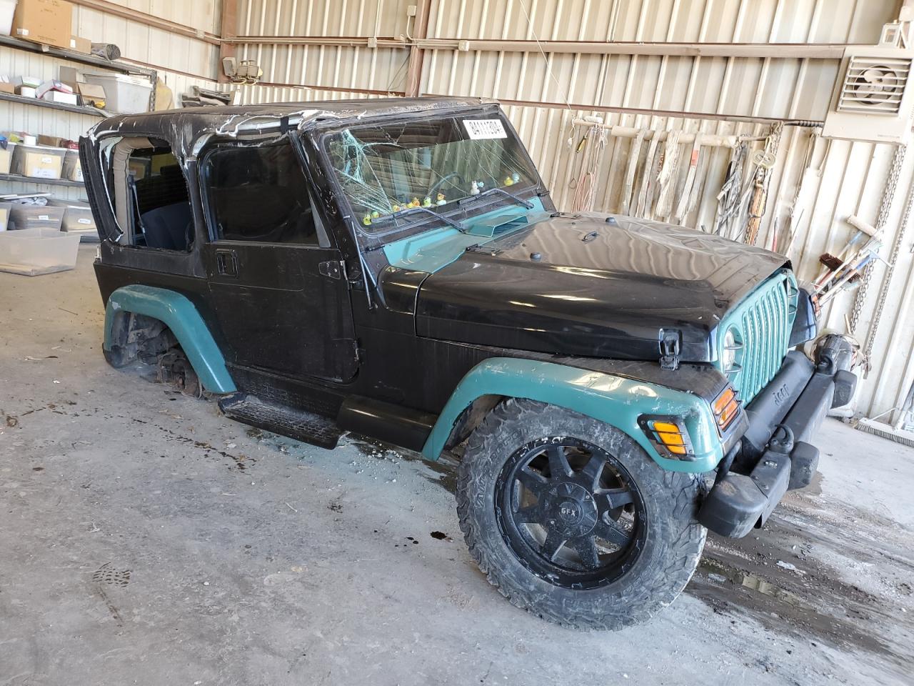 2000 Jeep Wrangler VIN 1J4FA59S7YP714276 Copart auction photo, undercarriage / front end damage thumbnail 4