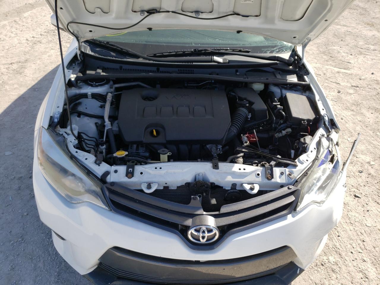 2016 Toyota Corolla VIN 5YFBURHEXGP526024 Copart auction photo, side / front end damage thumbnail 7