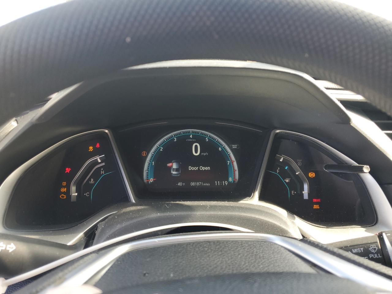 2017 Honda Civic VIN 19XFC2F71HE208635 Copart auction photo, front end / mechanical damage thumbnail 9