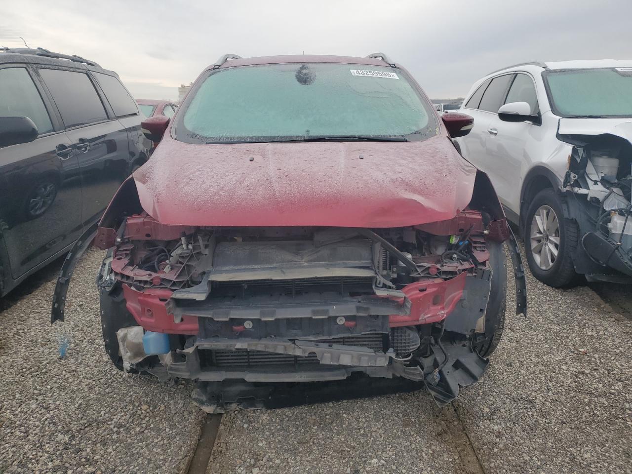 2014 Ford Escape VIN 1FMCU9J94EUE57036 Copart auction photo, front end damage thumbnail 5