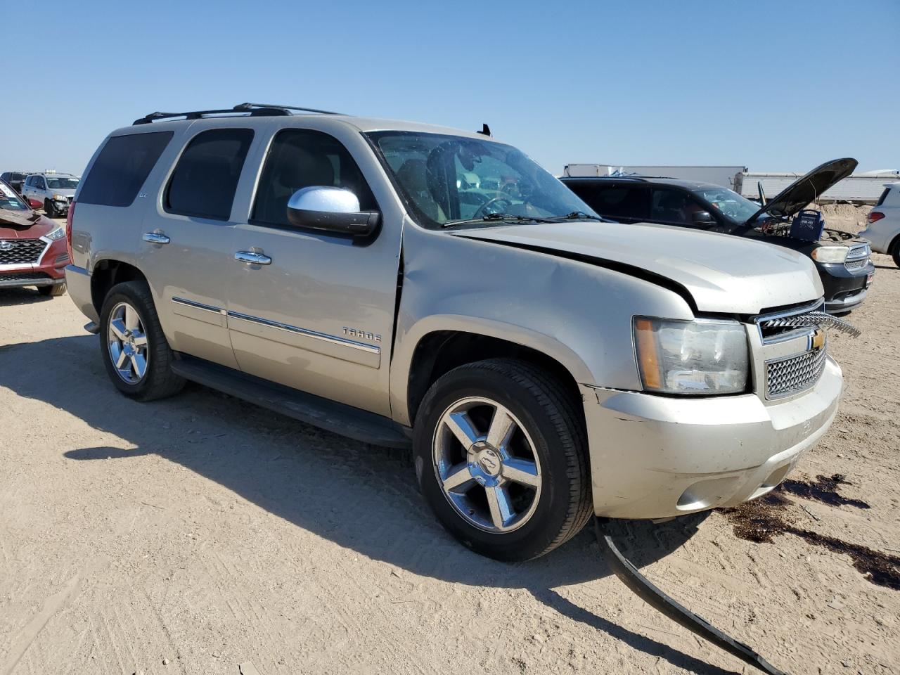 2013 Chevrolet Tahoe VIN 1GNSCCE06DR114524 Copart auction photo, front end damage thumbnail 4