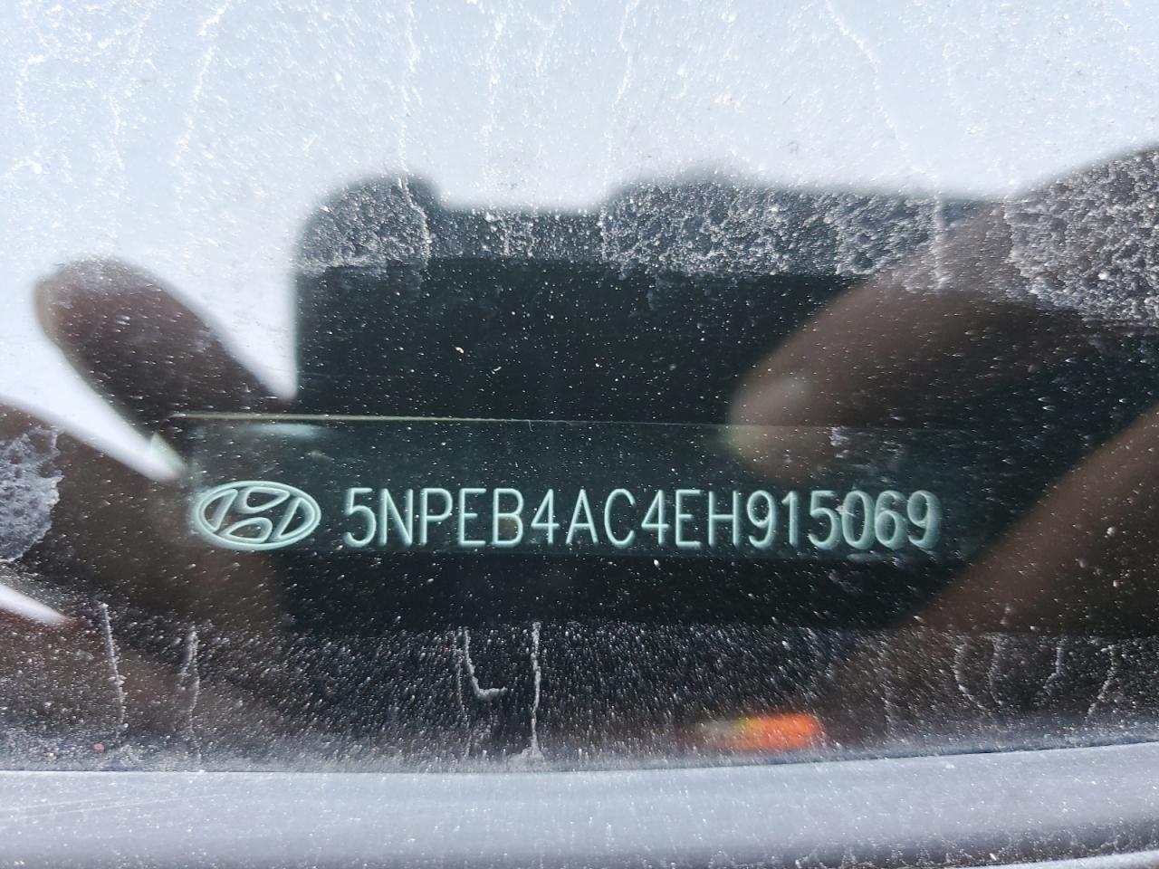 2014 Hyundai Sonata VIN 5NPEB4AC4EH915069 Copart auction photo, all over damage thumbnail 12