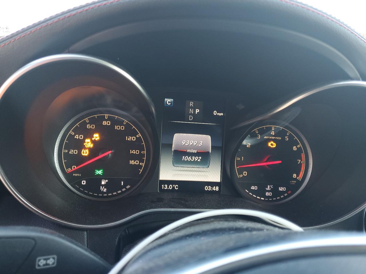 2017 Mercedes-Benz C-klasse VIN WDDWJ6EB5HF521833 Copart auction photo, all over damage thumbnail 9