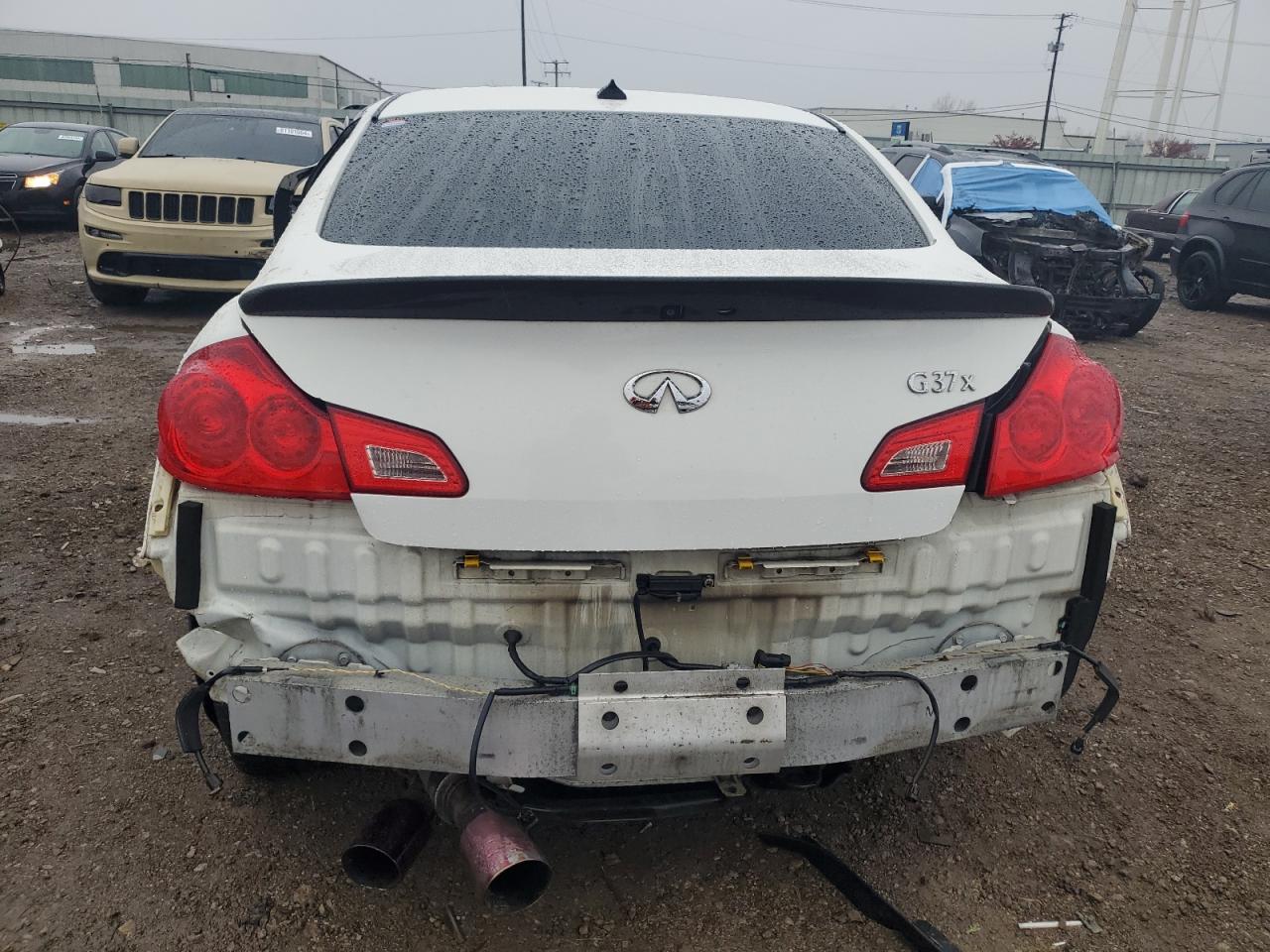 2013 Infiniti EX VIN JN1CV6AR6DM767609 Copart auction photo, all over damage thumbnail 6