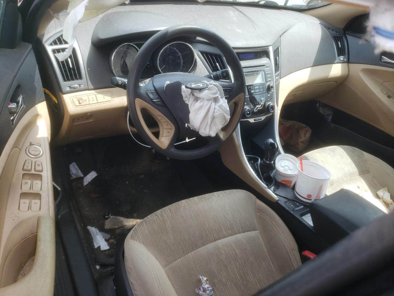 2013 Hyundai Sonata VIN 5NPEB4AC4DH782702 Copart auction photo, front end / side damage thumbnail 8