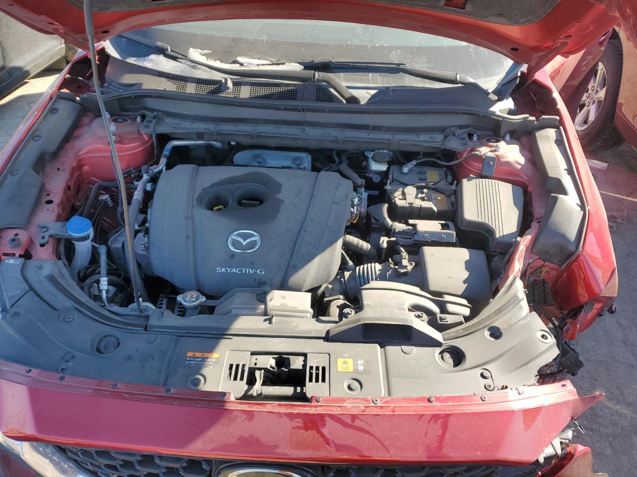 2023 Mazda CX-5 VIN JM3KFBCM9P0126344 Copart auction photo, front end damage thumbnail 12