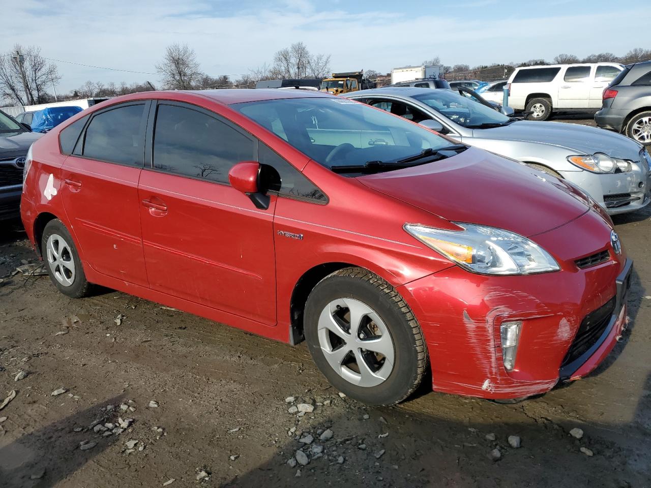 2014 Toyota Prius VIN JTDKN3DU0E1746247 Copart auction photo, all over / minor dent/scratches damage thumbnail 4
