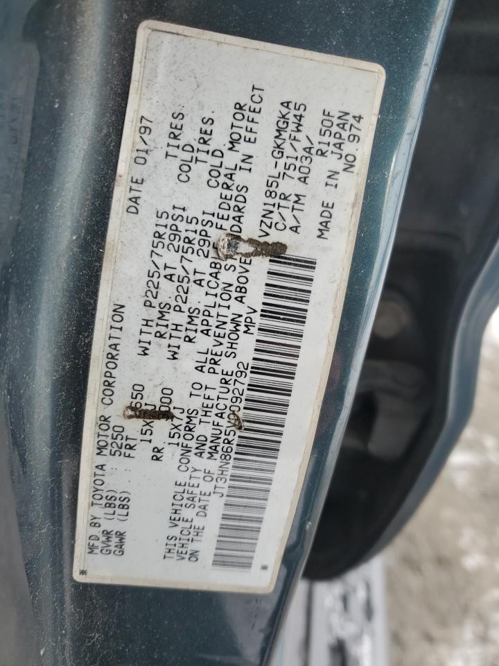 1997 Toyota 4Runner VIN JT3HN86R5V0092792 Copart auction photo, undercarriage / minor dent/scratches damage thumbnail 13