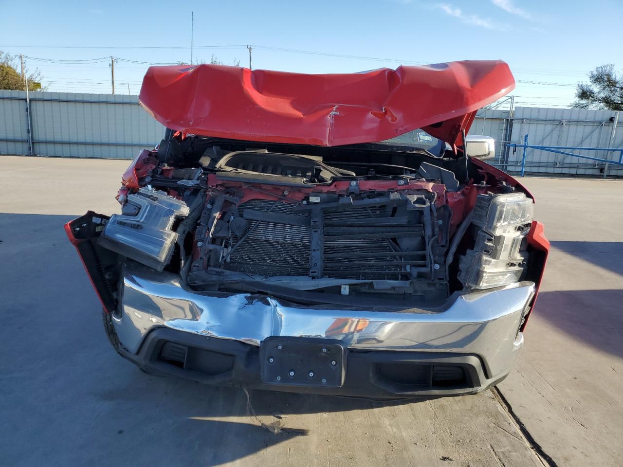 2022 Chevrolet Silverado VIN 3GCPWCED2NG129743 Copart auction photo, front end / hail damage thumbnail 5