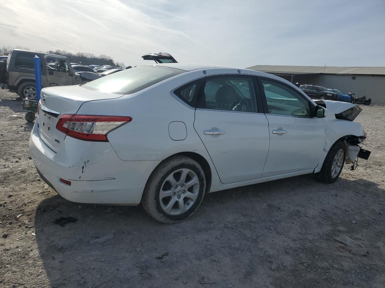 2014 Nissan Sentra VIN 3N1AB7AP3EY337961 Copart auction photo, front end damage thumbnail 3