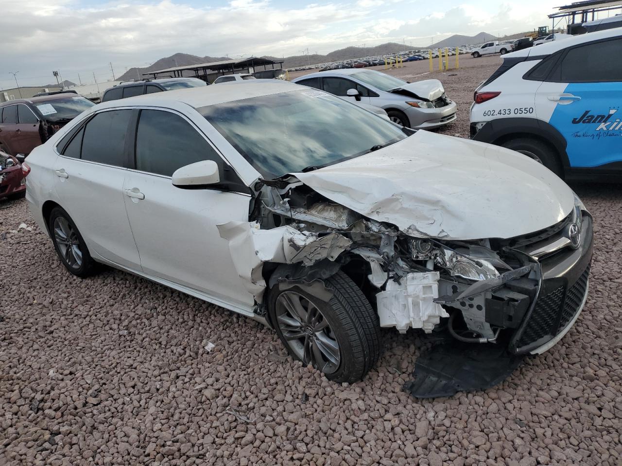 2017 Toyota Camry VIN 4T1BF1FK1HU411445 Copart auction photo, front end damage thumbnail 4