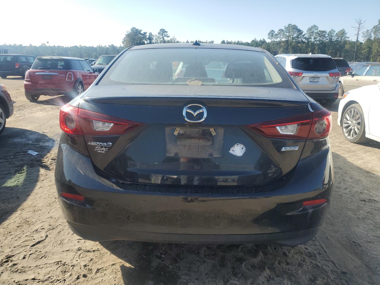 2016 Mazda 3 VIN JM1BM1W78G1340685 Copart auction photo, side damage thumbnail 6