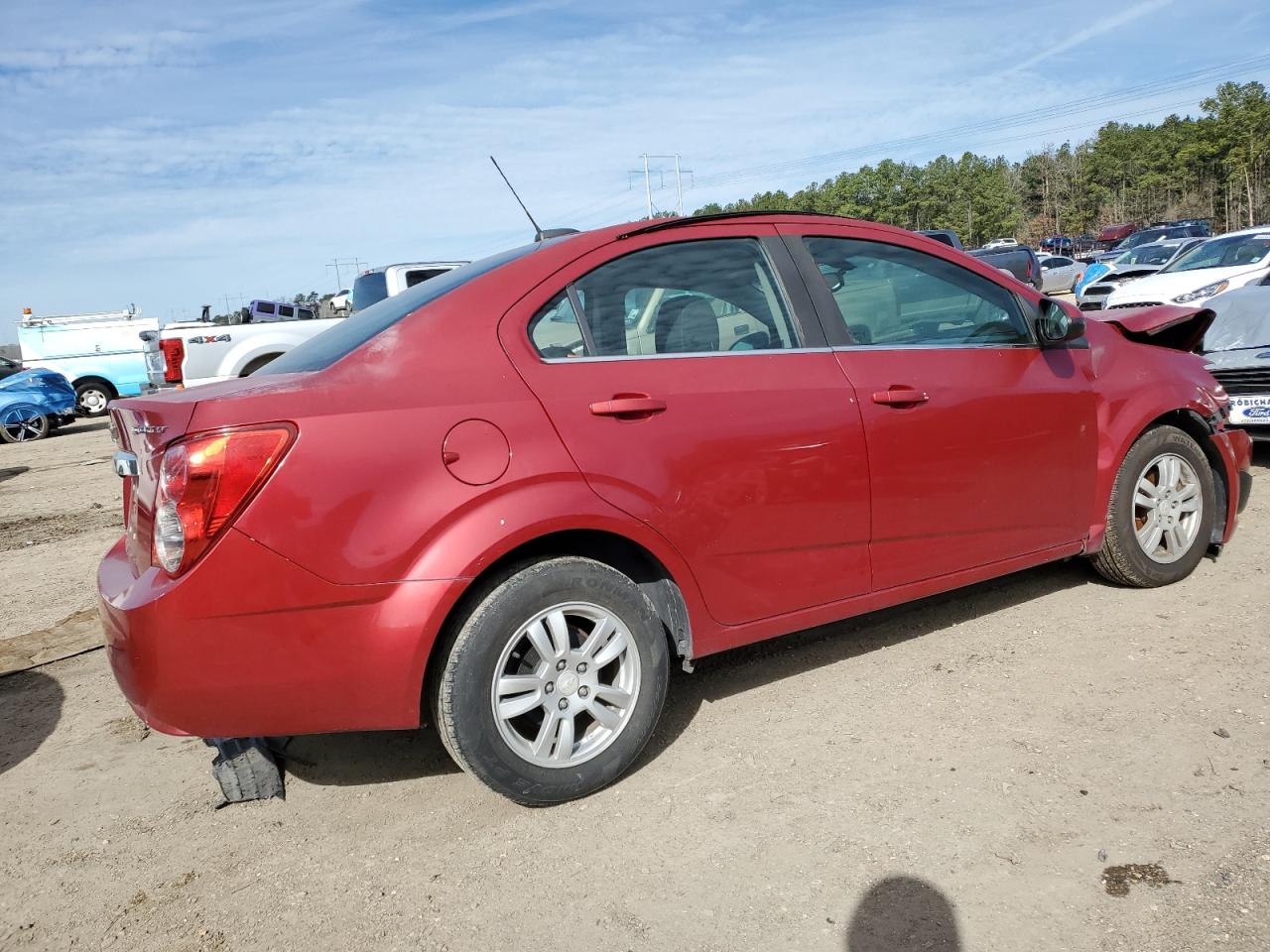 2015 Chevrolet Sonic VIN 1G1JC5SH9F4214250 Copart auction photo, front end damage thumbnail 3