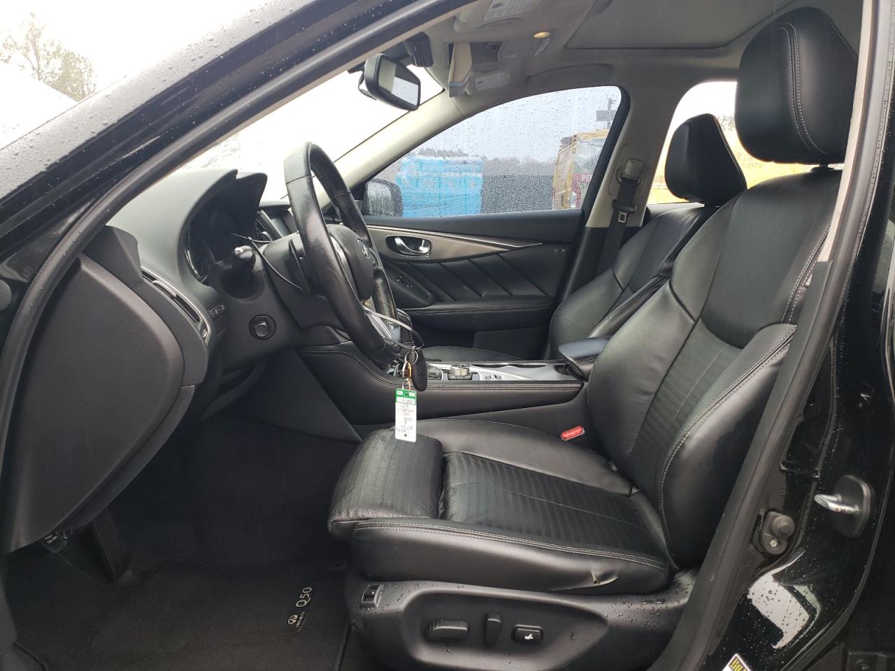 2019 Infiniti Q50 VIN JN1EV7ARXKM554481 Copart auction photo, front end / side damage thumbnail 7