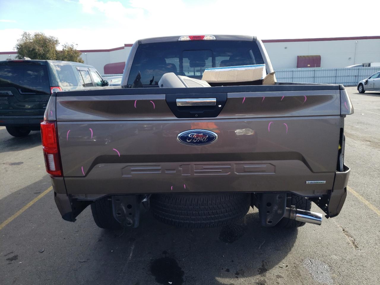 2018 Ford F-150 VIN 1FTEW1EG6JKC96678 Copart auction photo, front end / side damage thumbnail 6