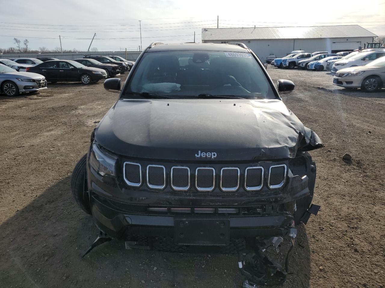 2022 Jeep Compass VIN 3C4NJDCB0NT191274 Copart auction photo, front end / undercarriage damage thumbnail 5