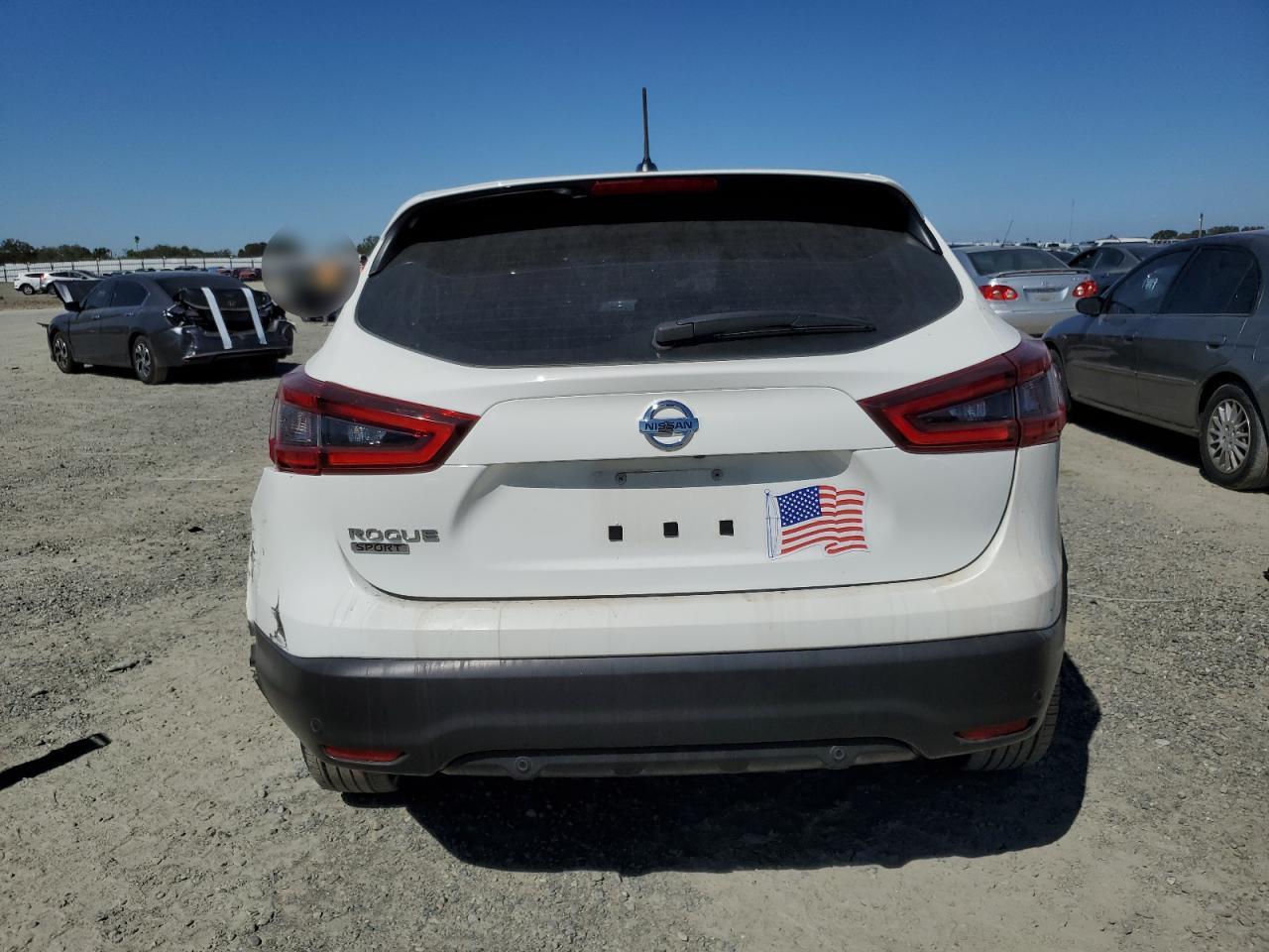 2021 Nissan Rogue VIN JN1BJ1AV5MW301021 Copart auction photo, side / rear end damage thumbnail 6