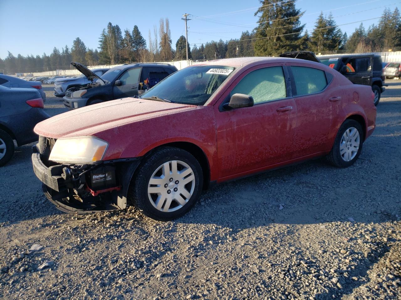 2013 Dodge Avenger VIN 1C3CDZAB1DN621556