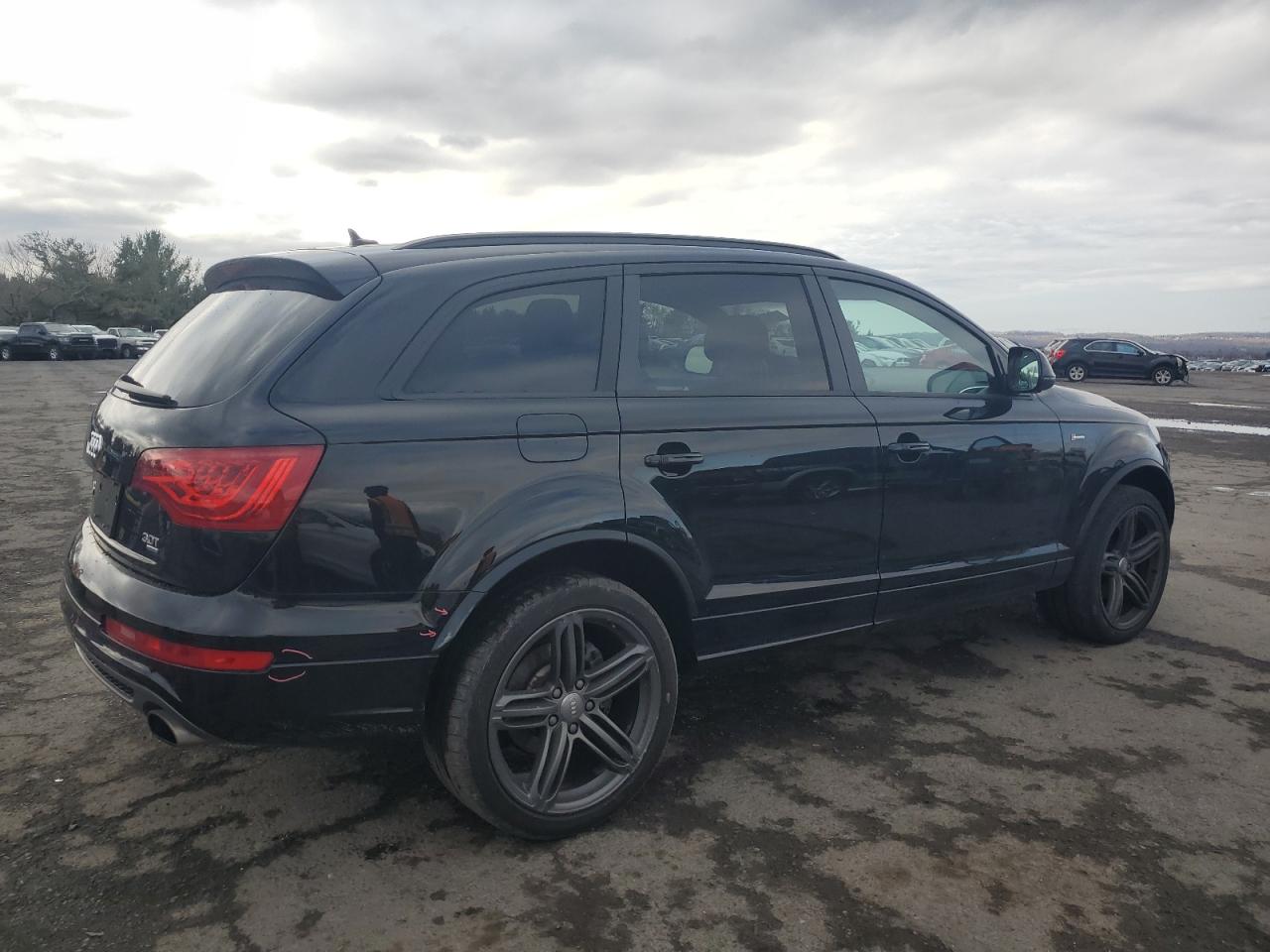 2014 Audi Q7 VIN WA1DGAFE7ED008645 Copart auction photo, front end damage thumbnail 3