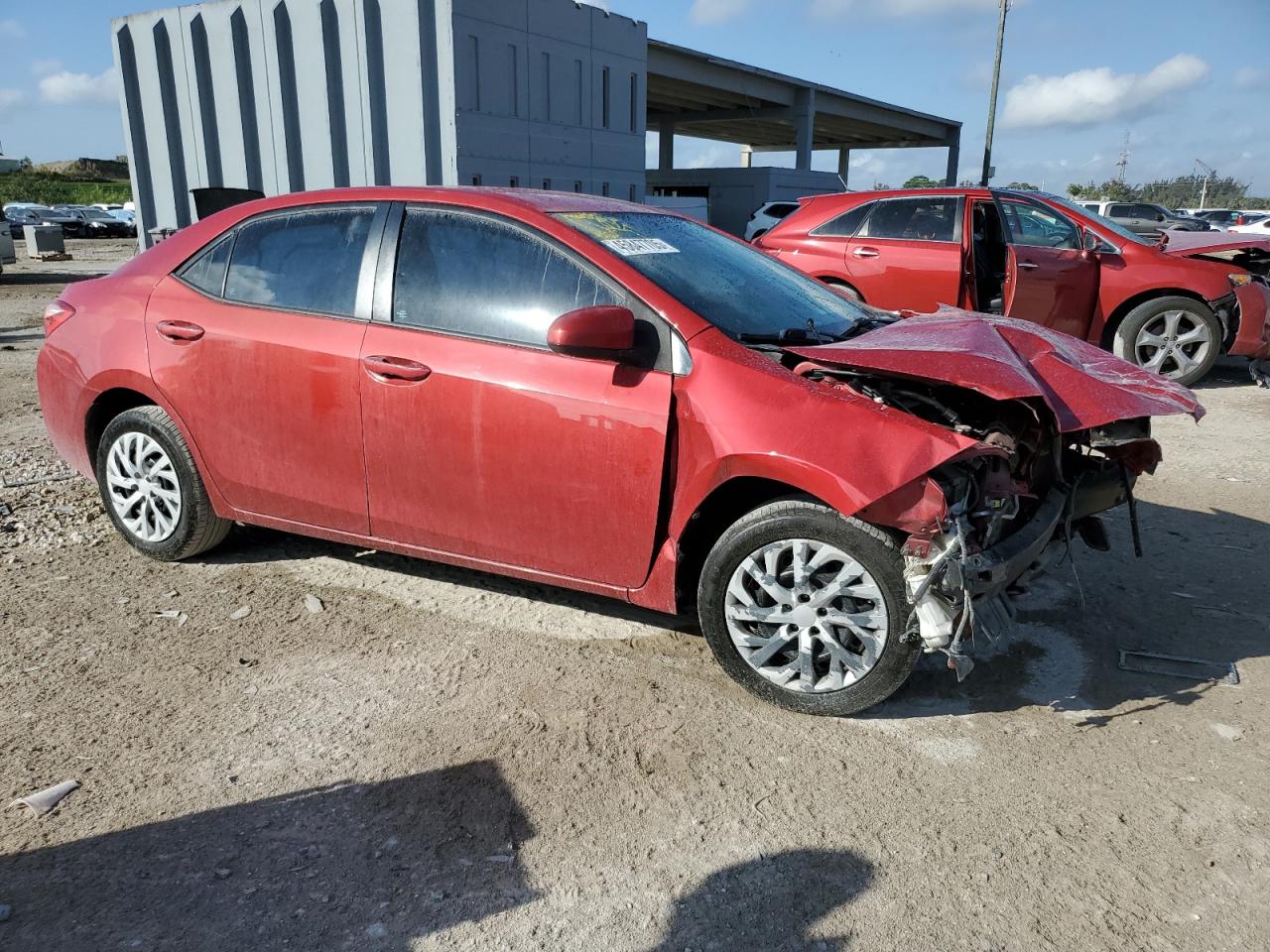 2017 Toyota Corolla VIN 2T1BURHE1HC890334 Copart auction photo, front end / mechanical damage thumbnail 4
