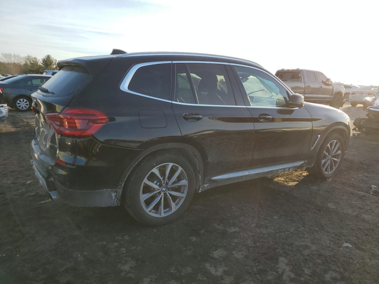 2019 BMW X3 VIN 5UXTR9C53KLE15329 Copart auction photo, rear end / mechanical damage thumbnail 3